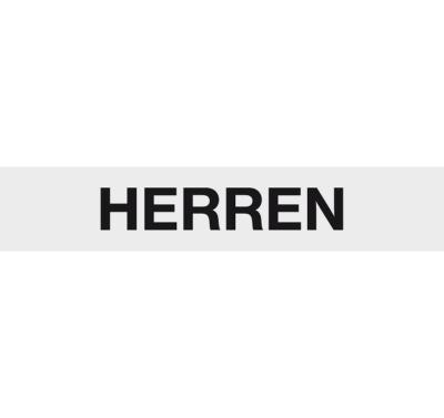 Schild HERREN 210x40 mm