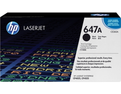 HP Toner 647A - Black (CE260A)