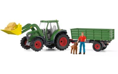 Schleich Traktor mit Anhänger