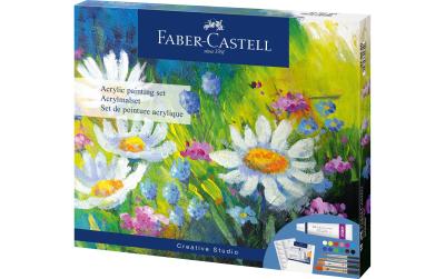 Faber Castell Acrylmalset, Zubehör 18er