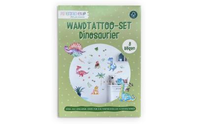 Wandtattoos-Set Dinosaurier