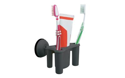 Zahnbürste-Halter mit Saugnapf