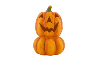 Chalet Windlicht Kürbis Halloween