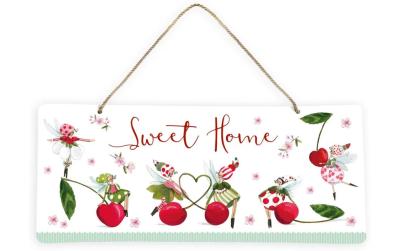 Grätz Schild Sweet Home aus Metall zum