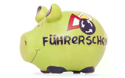 Sparschwein Führerschwein