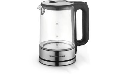 GOURMETmaxx Glas Wasserkocher LED 1.7l