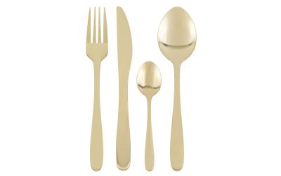 FURBER Besteckset 16-teilig Gold