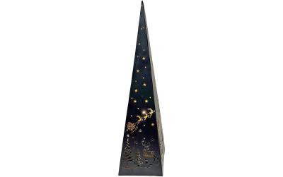 Dameco LED Pyramide Metall 10x10x40cm