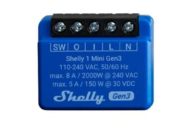Shelly 1 Mini Gen3 WiFi-Switch