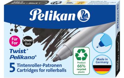 Pelikan Tintenrollerpatrone Twist eco schwa