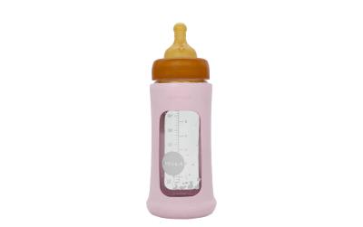 Hevea Glass Bottle with Sleeve 3+ Mt.