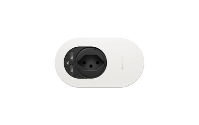 maxCONNECT ORBIT Steckdoseneinheit weiss