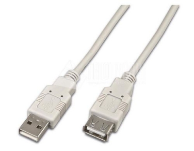 USB2.0-Kabel A-A: 50cm, bis 480Mbps