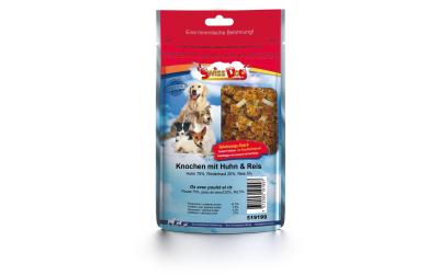 SwissDog Knochen mit Huhn & Reis 7cm