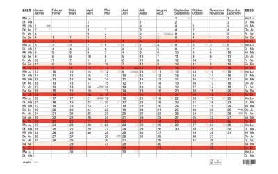 Simplex Jahresplaner A2 2025