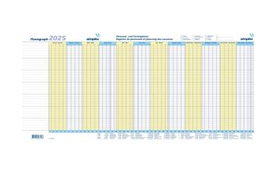 Simplex Jahresplaner Planograph 2025