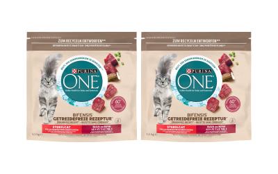 Purina One Trockenfutter GrainFree Steril.