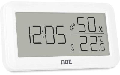 ADE Wetterstation Thermo-Hygrometer, Weiss