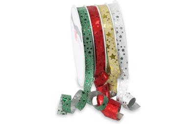 Pattberg Geschenkband Glitter Star