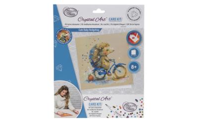 Crystal Art Card Igel