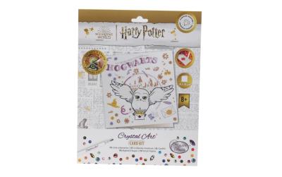 Crystal Art Card Hogwarts & Hedwig