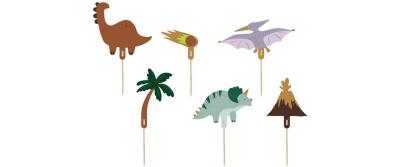 Partydeco Caketopper Dinosaurier
