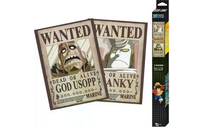 One Piece Poster - Wanted Usopp & Franky