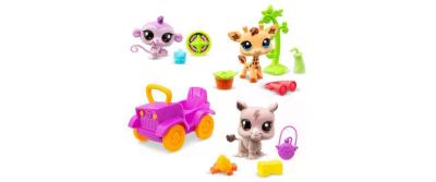 Littlest Pet Shop Pack de 3 Pets Safari