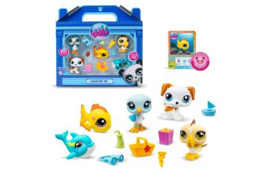 Littlest Pet Shop Pack de 5 Pets Plage