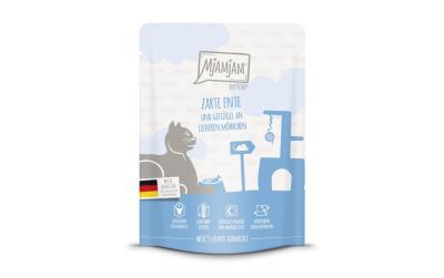 Mjamjam Cat Quetschie leckere Mahlzeit 300g