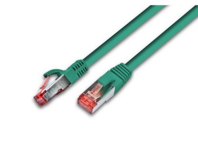 Wirewin Patchkabel: S/FTP, 0.25m, grün