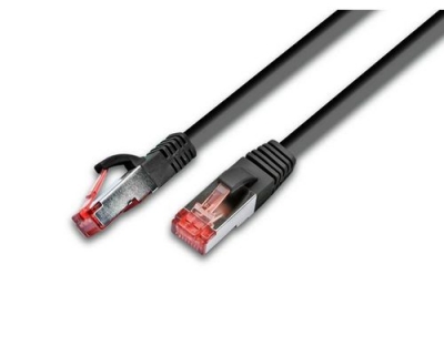 Wirewin Patchkabel: S/FTP, 0.50m, schwarz