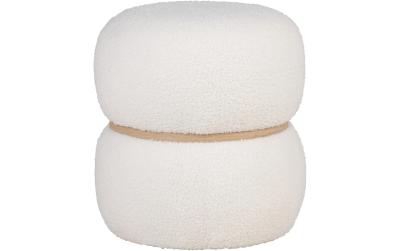 House Nordic Milford Pouf Weiss