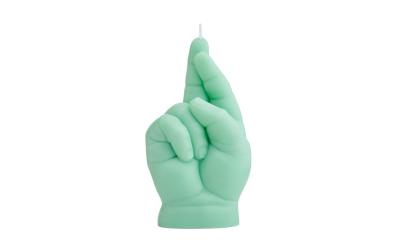 Candle Hand Baby Crossed Fingers