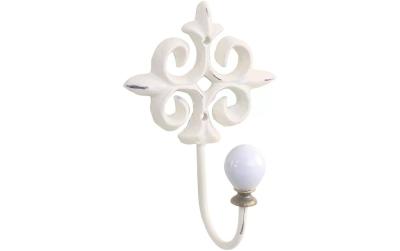 Chic Antique Haken mit Dekor, Antique Creme