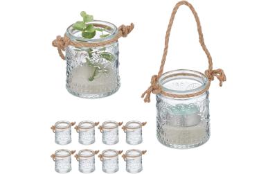 relaxdays Windlicht Summer Vintage 12er