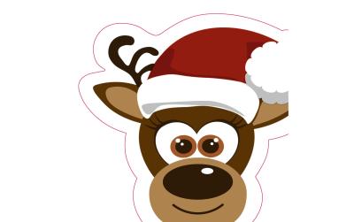 Paper + Design Servietten Reindeer Smiley