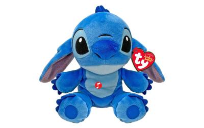 TY Stitch Soft Plush Beanie Mit Sound