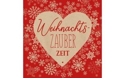 B+C Weihnachtsservietten Zauberherz