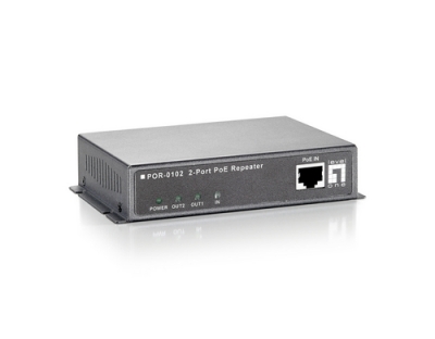 LevelOne POR-0102: 2xRJ45 PoE Extender,100m