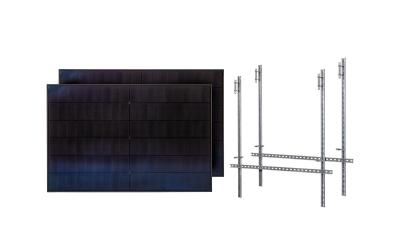 F.power Solarpanel Black + Halterung 2e KIT