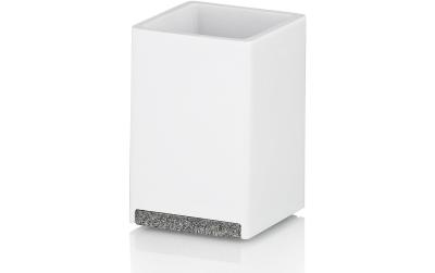 Kela Zahnputzbecher Cube Weiss