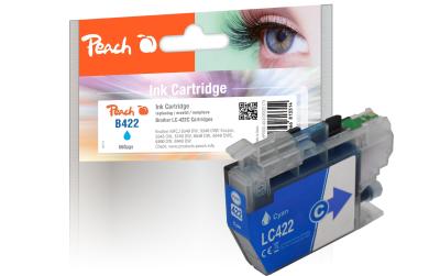 Peach Tinte Brother LC-422 Cyan