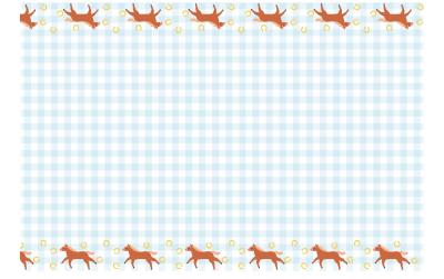 Partydeco Tischdecke Pferd