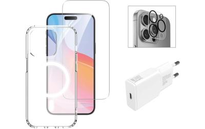 4smarts 3in1 Set, Glas, Cover, Charger