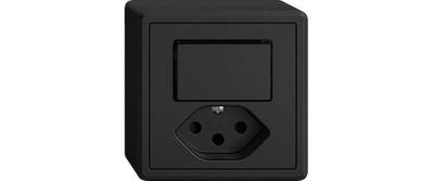 Feller EDIZIOliv Komb 1xT13-1xS3, AP, sz