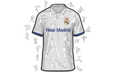 Holz-Puzzle Real Madrid CF - Trikot