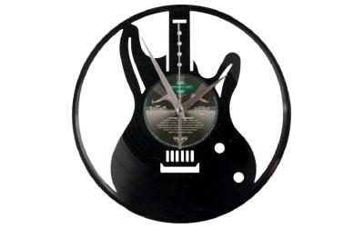 Yesterday's Vinyl Wanduhr Gitarre