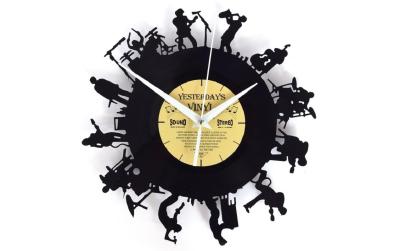 Yesterday's Vinyl Wanduhr Musikband