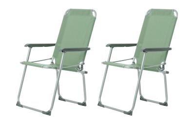 KOOR Campingstuhl granite green 2-er Set